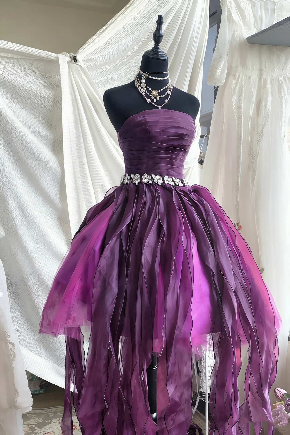 Beauty Homecoming-Kleid Spaghettiträger Plissee Kurzes Ballkleid Geburtstagsparty-Outfits Cocktailkleid D3339