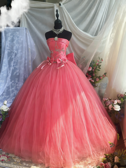 Glänzendes Ballkleid mit herzförmigem Pailletten-Meerjungfrauen-Abendkleid, Galakleid, Geburtstagspartykleid, D3415