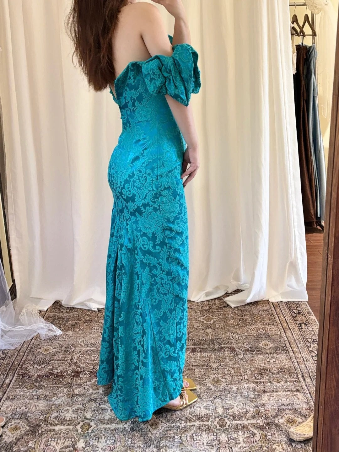 Glänzendes Ballkleid mit herzförmigem Pailletten-Meerjungfrauen-Abendkleid, Galakleid, Geburtstagspartykleid, D3415