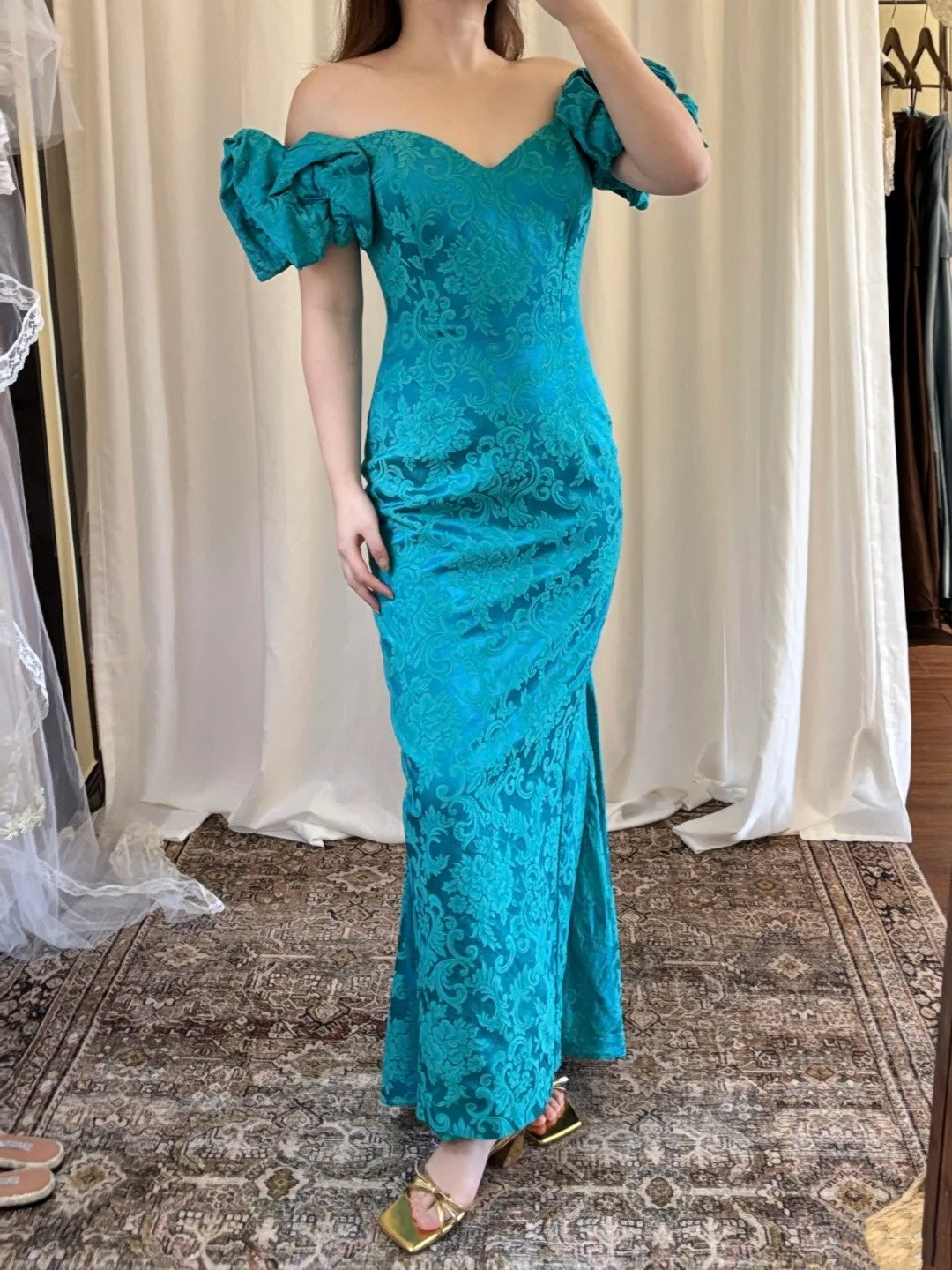 Glänzendes Ballkleid mit herzförmigem Pailletten-Meerjungfrauen-Abendkleid, Galakleid, Geburtstagspartykleid, D3415