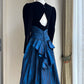 Robe de bal brillante à paillettes et col en cœur, robe de soirée sirène, robe de gala, robe de fête d'anniversaire, D3415