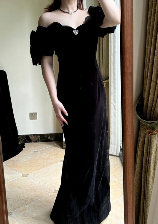 Robe de bal brillante à paillettes et col en cœur, robe de soirée sirène, robe de gala, robe de fête d'anniversaire, D3415