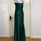 Robe de bal brillante à paillettes et col en cœur, robe de soirée sirène, robe de gala, robe de fête d'anniversaire, D3415