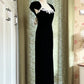 Elegant Prom Dress Black Sweetheart Evening Dress Gala Dress Formal Dress  D4226