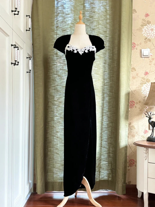 Robe de bal brillante à paillettes et col en cœur, robe de soirée sirène, robe de gala, robe de fête d'anniversaire, D3415