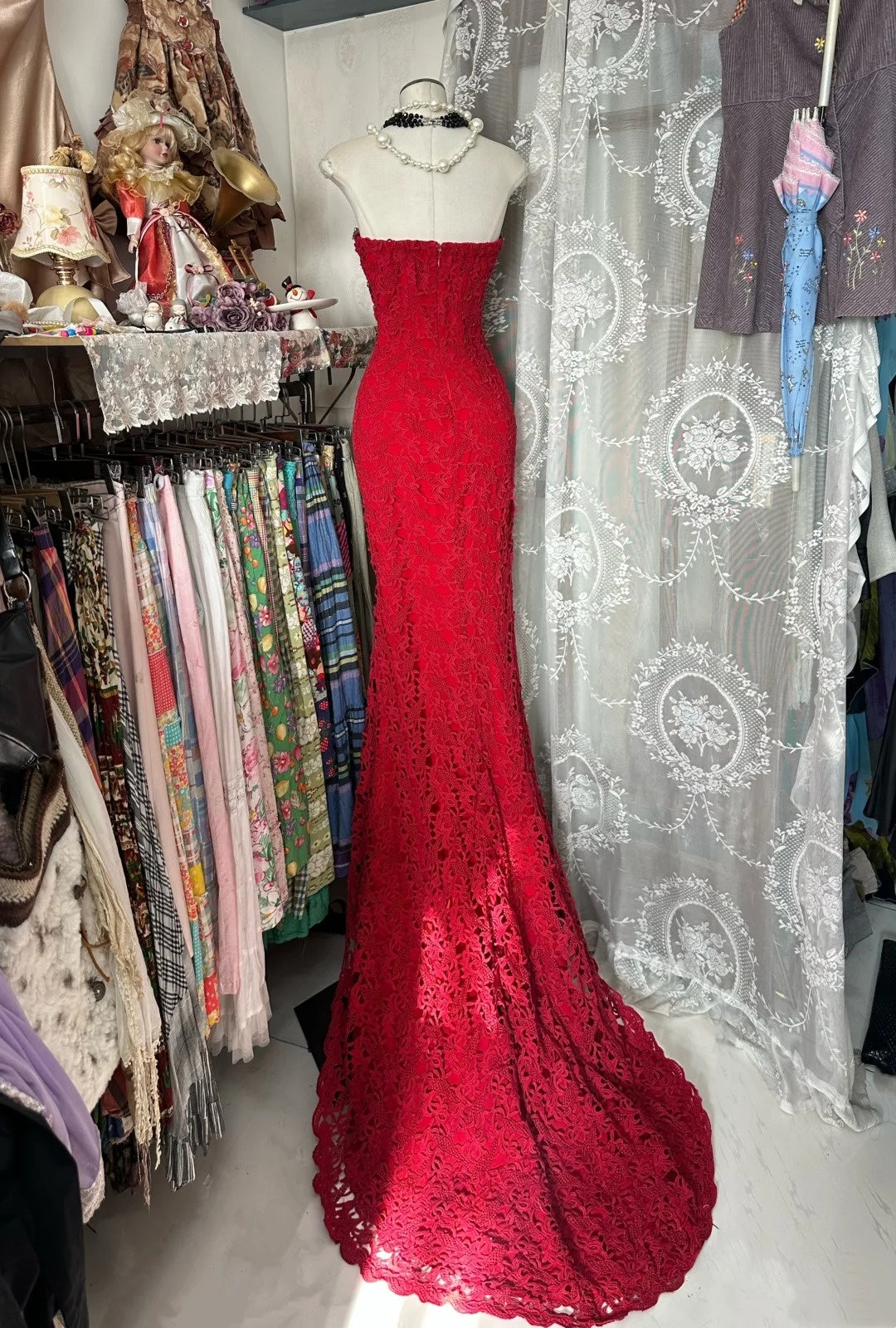 Glänzendes Ballkleid mit herzförmigem Pailletten-Meerjungfrauen-Abendkleid, Galakleid, Geburtstagspartykleid, D3415