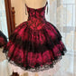 Beauty Homecoming-Kleid Spaghettiträger Plissee Kurzes Ballkleid Geburtstagsparty-Outfits Cocktailkleid D3339
