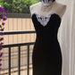 Elegant Prom Dress Black Sweetheart Evening Dress Gala Dress Party Dress  D4245