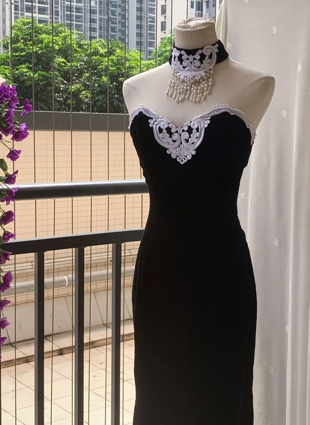 Elegant Prom Dress Black Sweetheart Evening Dress Gala Dress Party Dress  D4245