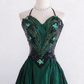 Glänzendes Ballkleid mit herzförmigem Pailletten-Meerjungfrauen-Abendkleid, Galakleid, Geburtstagspartykleid, D3415