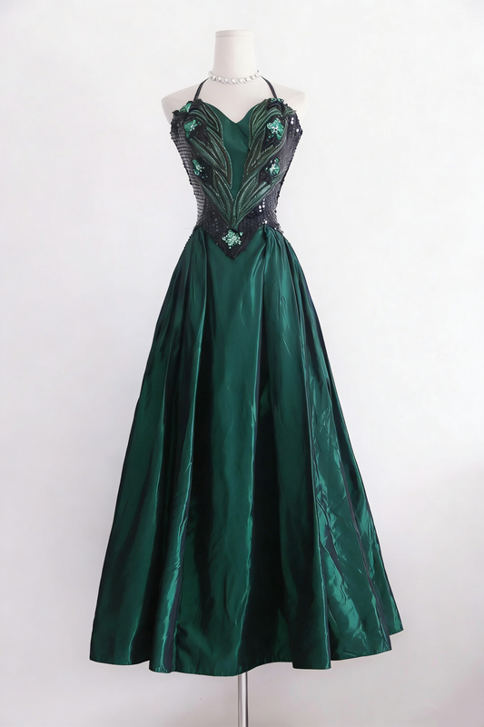 Glänzendes Ballkleid mit herzförmigem Pailletten-Meerjungfrauen-Abendkleid, Galakleid, Geburtstagspartykleid, D3415