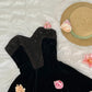 New Arrival Homecoming Dress Black Sweetheart Flower Pleated Short Prom Dress Birthday Party Dress Cocktail Dress    D4265