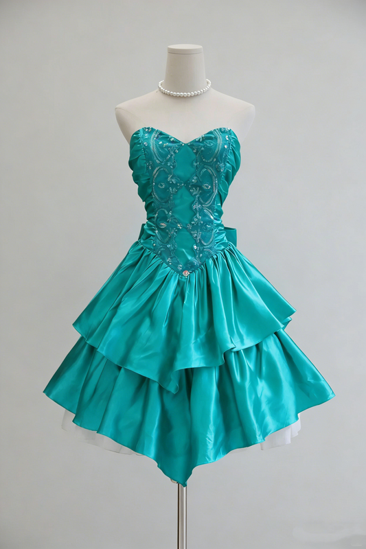 New Arrival Homecoming Dress Satin Sweetheart Pleated Short Prom Dress Birthday Party Dress Cocktail Dress    D4270
