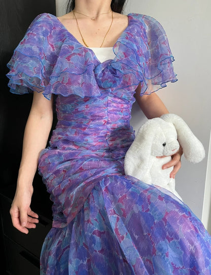 Glänzendes Ballkleid mit herzförmigem Pailletten-Meerjungfrauen-Abendkleid, Galakleid, Geburtstagspartykleid, D3415