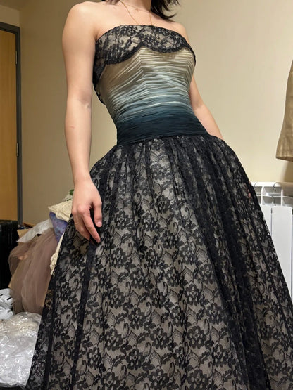 Glänzendes Ballkleid mit herzförmigem Pailletten-Meerjungfrauen-Abendkleid, Galakleid, Geburtstagspartykleid, D3415