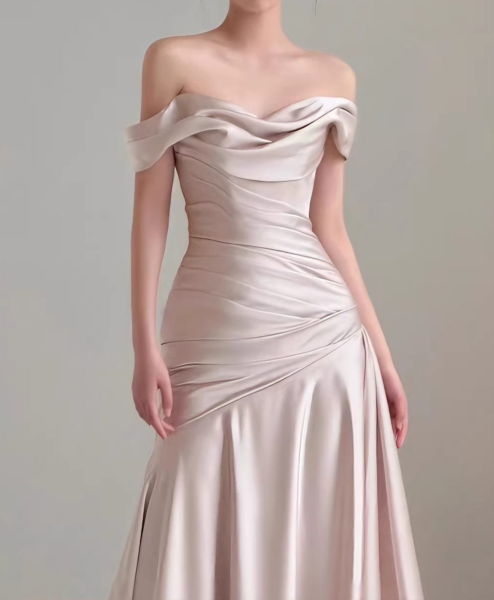 Beauty Brautkleid A-Linie Herzausschnitt Plissee Brautkleid D3302