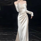 Beauty Brautkleid A-Linie Herzausschnitt Plissee Brautkleid D3302