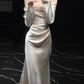Beauty Brautkleid A-Linie Herzausschnitt Plissee Brautkleid D3302