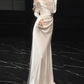 Beauty Brautkleid A-Linie Herzausschnitt Plissee Brautkleid D3302