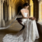 New Arrival Wedding Dress Sweetheart Pleated Lace Wedding Dress   D4313