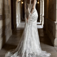 New Arrival Wedding Dress Sweetheart Pleated Lace Wedding Dress   D4313