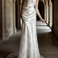 New Arrival Wedding Dress Sweetheart Pleated Lace Wedding Dress   D4313