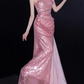 Shiny Prom Dress Strapless Pleated Gala Dress Evening Dress Formal Dress   D4316