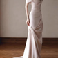 Newest Wedding Dress Off Shoulder Pleated Wedding Dress   D4322