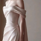 Newest Wedding Dress Off Shoulder Pleated Wedding Dress   D4322