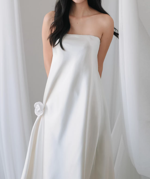 Beauty Brautkleid A-Linie Herzausschnitt Plissee Brautkleid D3302