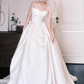 Beauty Brautkleid A-Linie Herzausschnitt Plissee Brautkleid D3302