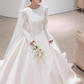 Beauty Brautkleid A-Linie Herzausschnitt Plissee Brautkleid D3302