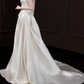 Beauty Brautkleid A-Linie Herzausschnitt Plissee Brautkleid D3302