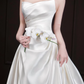 Beauty Brautkleid A-Linie Herzausschnitt Plissee Brautkleid D3302