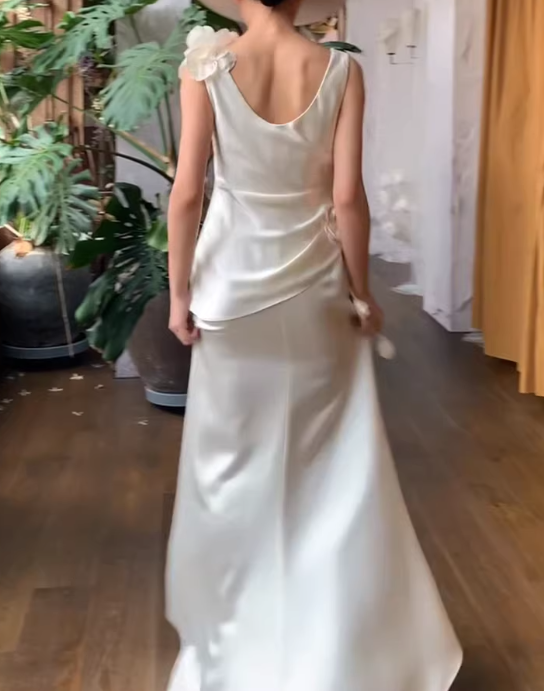 Beauty Brautkleid A-Linie Herzausschnitt Plissee Brautkleid D3302
