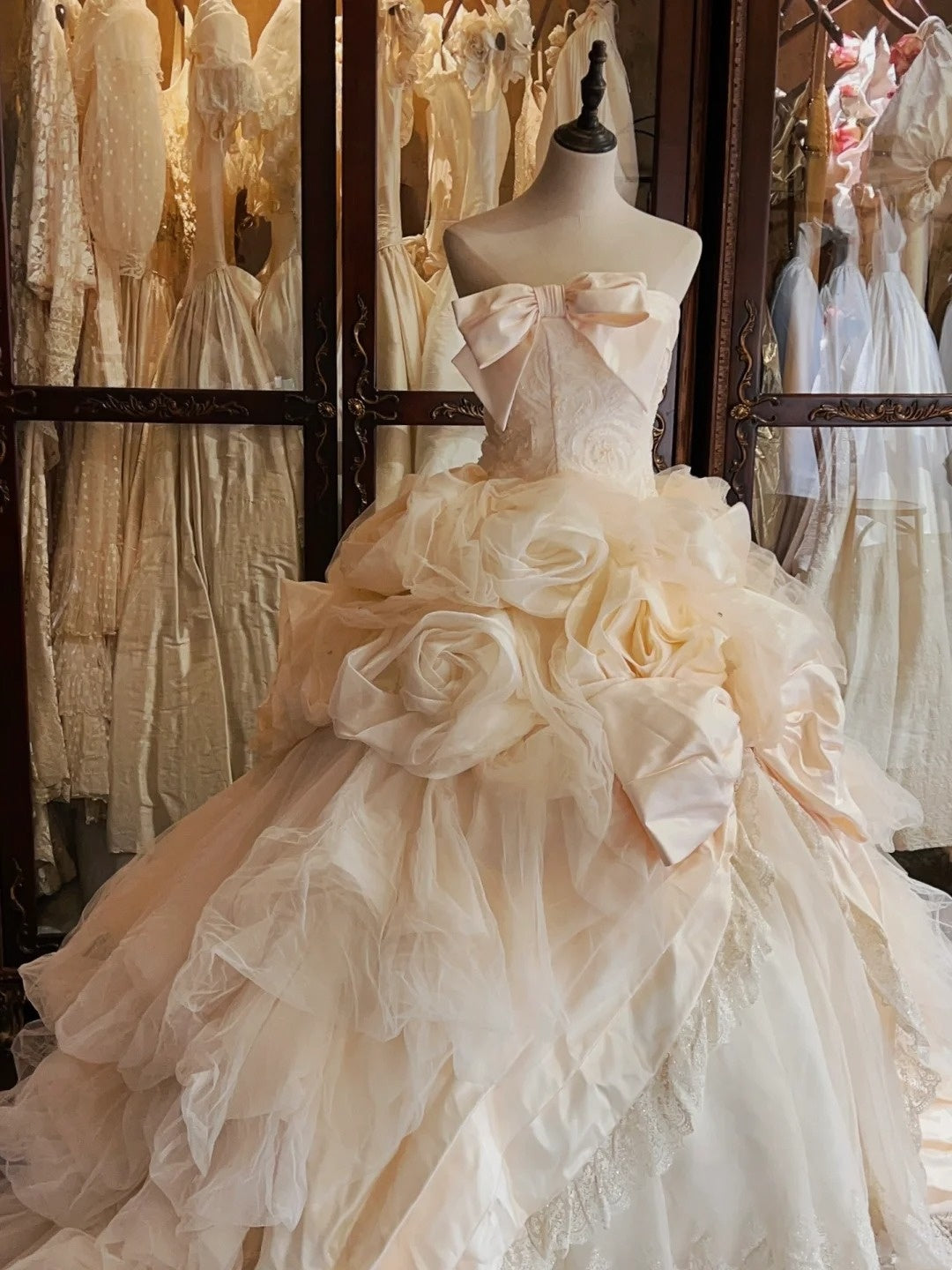 Beauty Brautkleid A-Linie Herzausschnitt Plissee Brautkleid D3302