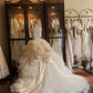 Beauty Brautkleid A-Linie Herzausschnitt Plissee Brautkleid D3302