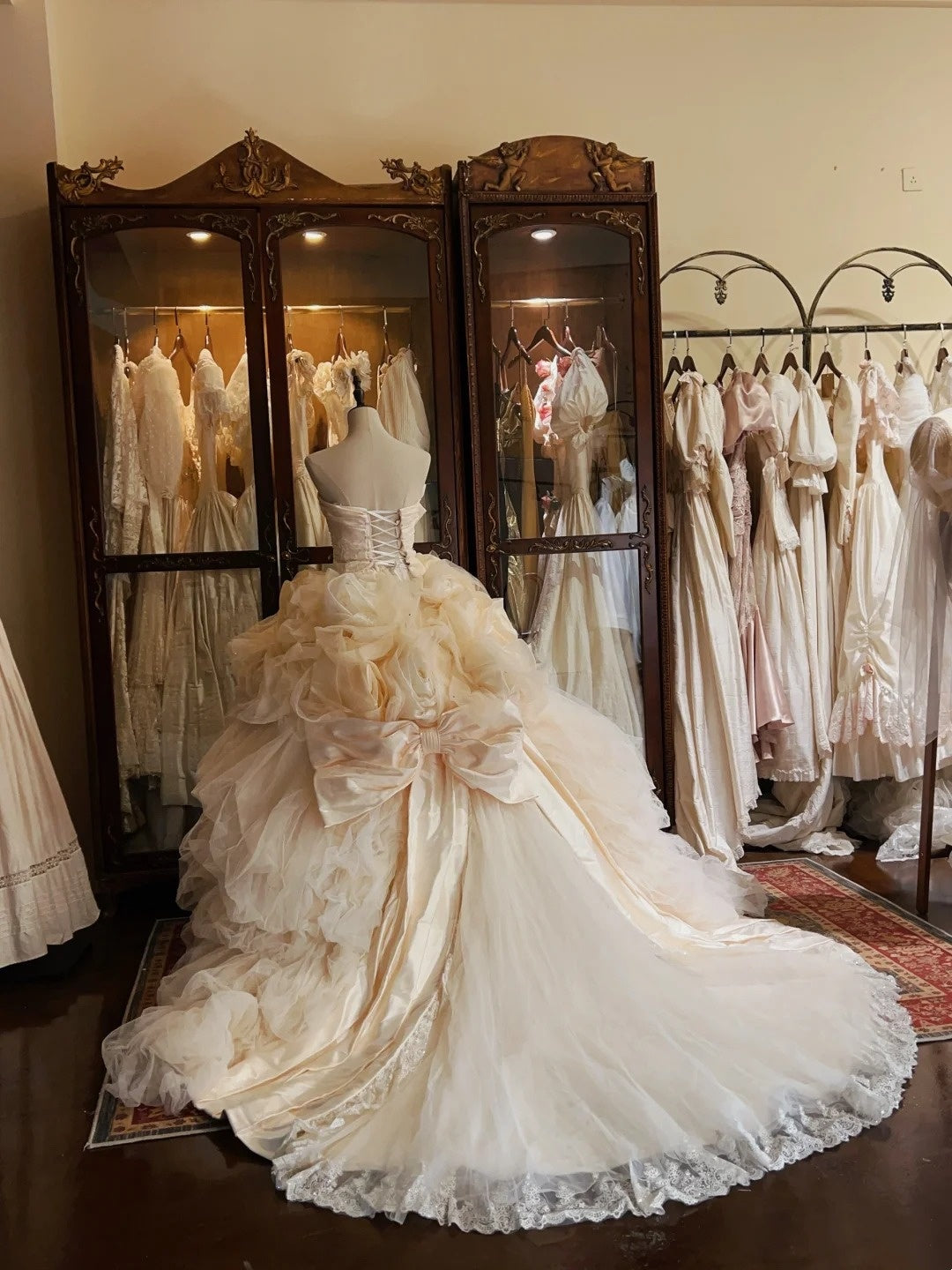Beauty Brautkleid A-Linie Herzausschnitt Plissee Brautkleid D3302