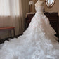 Beauty Brautkleid A-Linie Herzausschnitt Plissee Brautkleid D3302