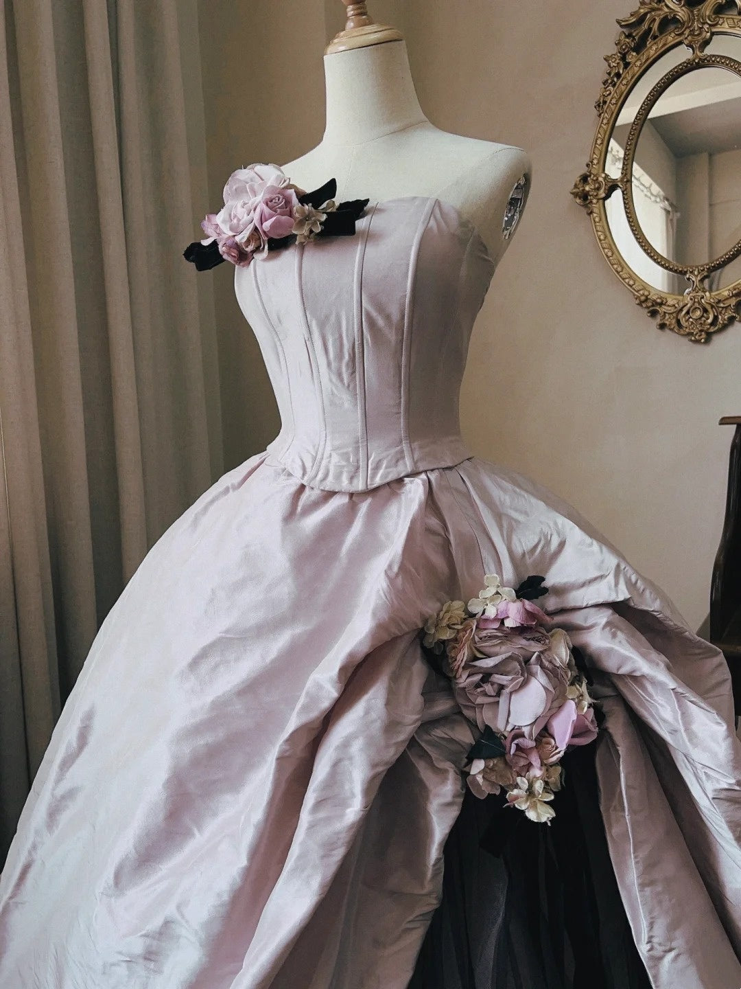 Glänzendes Ballkleid mit herzförmigem Pailletten-Meerjungfrauen-Abendkleid, Galakleid, Geburtstagspartykleid, D3415