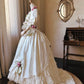 Robe de mariée beauté A-Line, décolleté en cœur, plissée, D3302