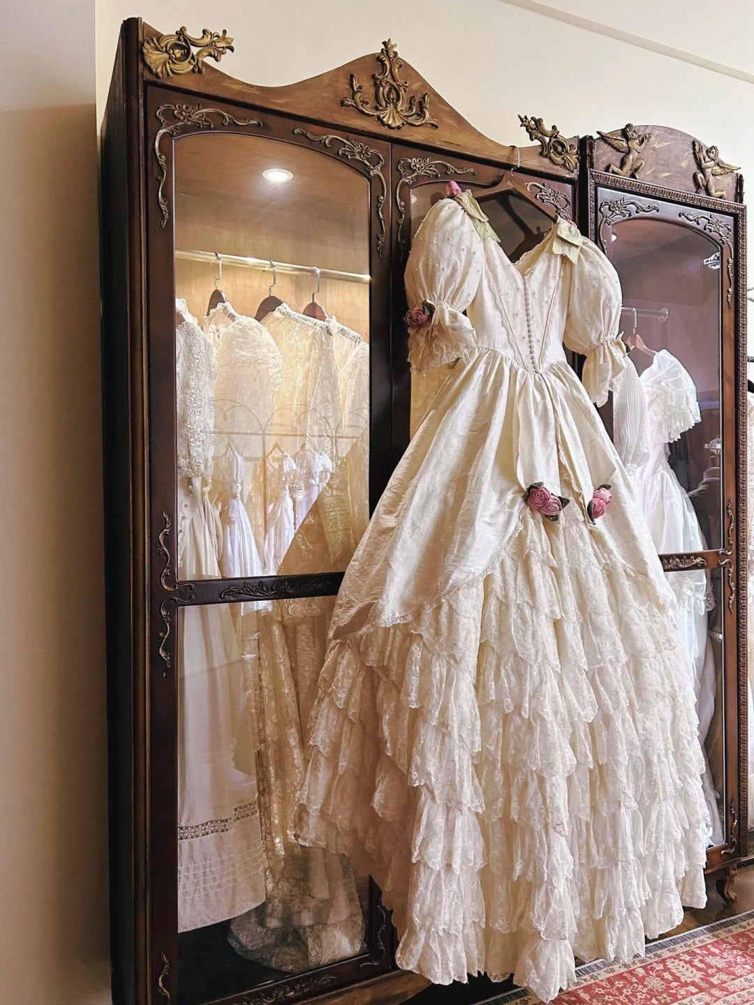 Robe de mariée beauté A-Line, décolleté en cœur, plissée, D3302