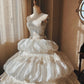 Charming Wedding Dress Strapless Pleated Wedding Dress  D4348