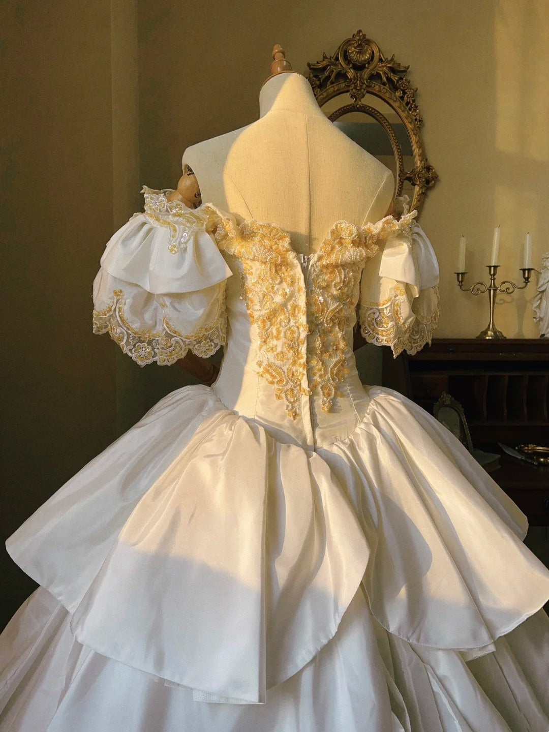 Beauty Brautkleid A-Linie Herzausschnitt Plissee Brautkleid D3302