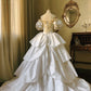 Beauty Brautkleid A-Linie Herzausschnitt Plissee Brautkleid D3302