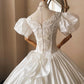 Beauty Brautkleid A-Linie Herzausschnitt Plissee Brautkleid D3302