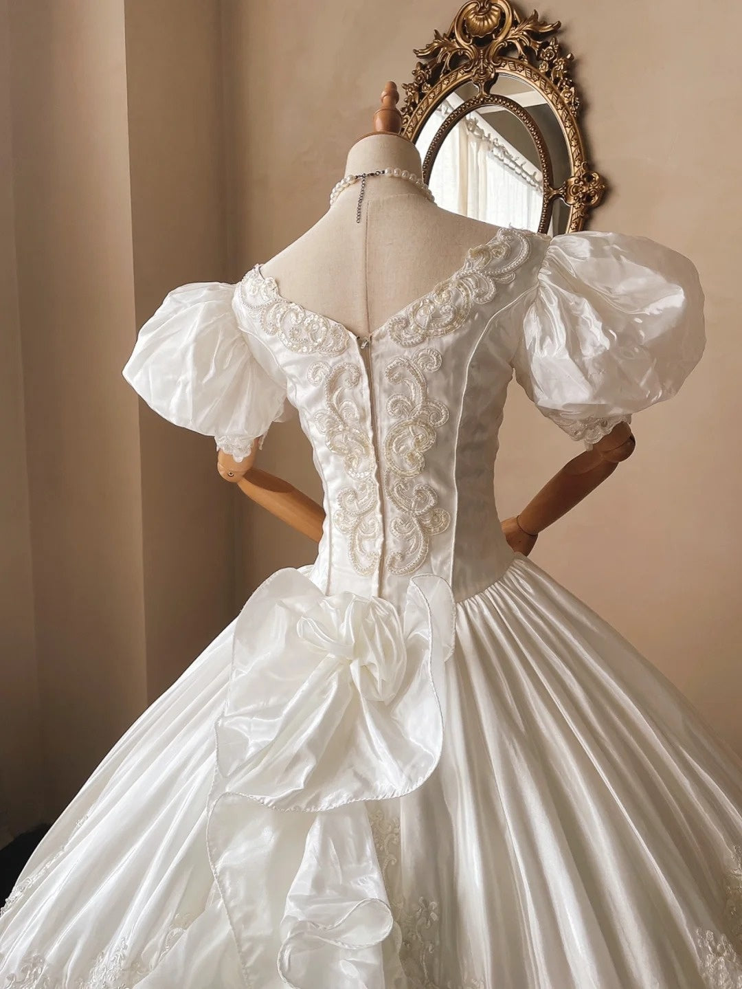 Beauty Brautkleid A-Linie Herzausschnitt Plissee Brautkleid D3302