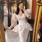 Robe de mariée beauté A-Line, décolleté en cœur, plissée, D3302