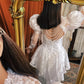 Robe de mariée beauté A-Line, décolleté en cœur, plissée, D3302