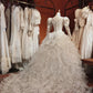 Beauty Brautkleid A-Linie Herzausschnitt Plissee Brautkleid D3302